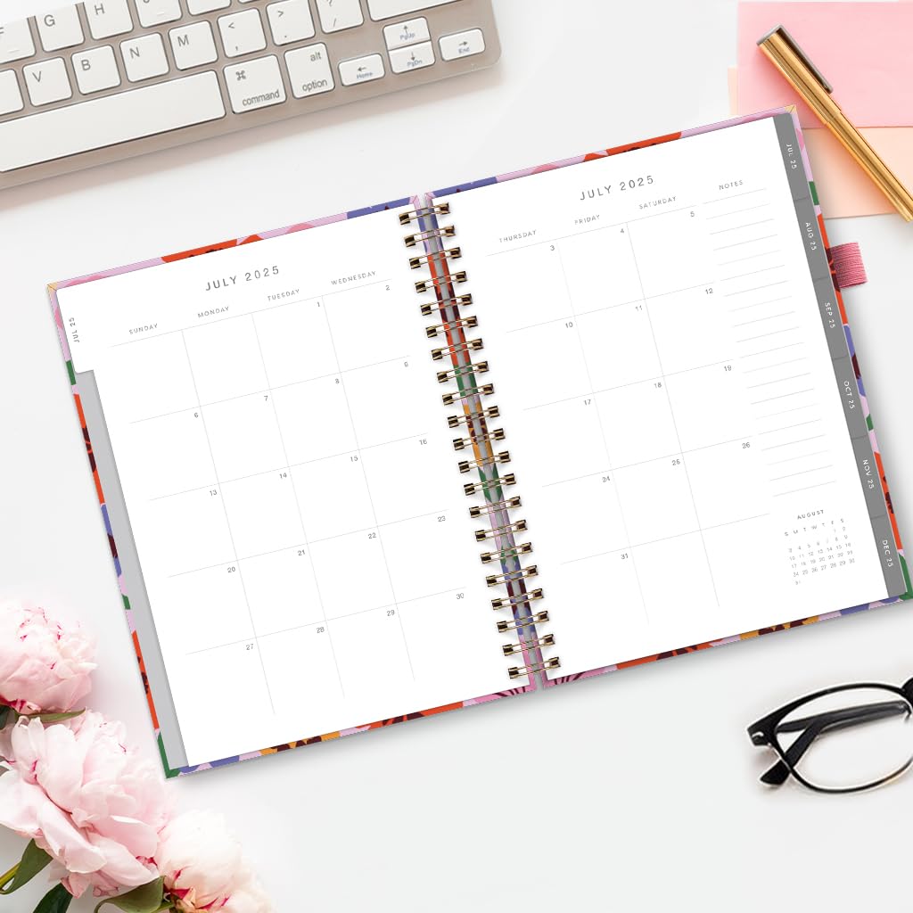 And Per Se Teacher Planner 2025-2026 Academic Year -Teacher Lesson Planner from July 2025 to June 2026, 8.5" x 11", Weekly & Monthly Planning for Teachers with Monthly Tabs, Stickers (Elegant Florals)