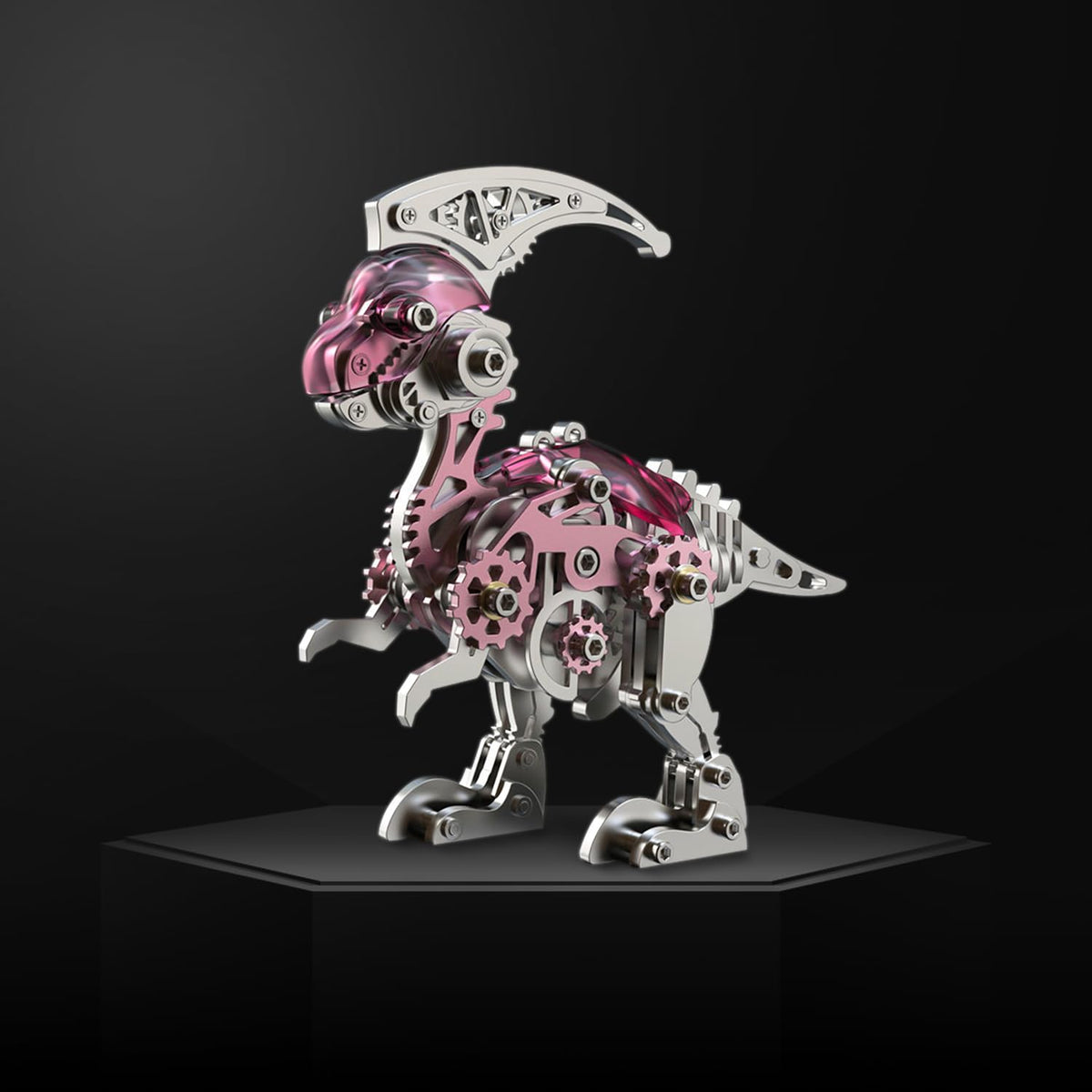 3D Metal Puzzles for Adults,Mechanical Dinosaur,Steel Dinosaur Series DIY 3D Metal Model Kits,Home Decoration Art Handicrafts Gifts Toys