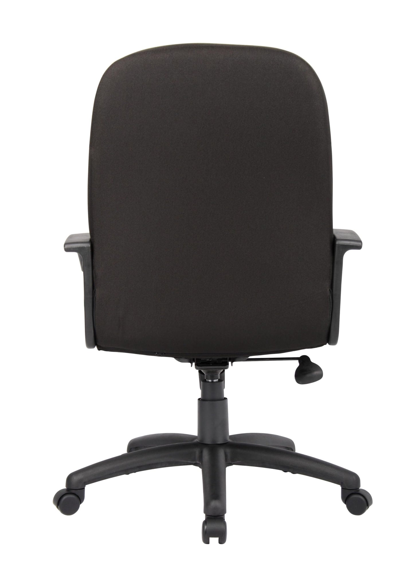 Boss Office Products Mid Back Fabric Managers Chair in Black, Black/Black (B8306-BK)