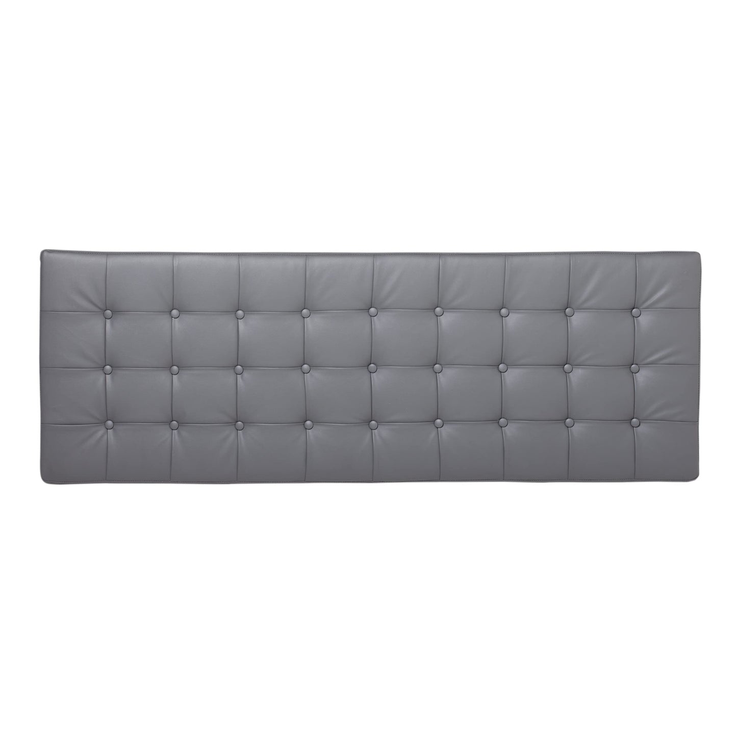 Studio Designs Home Wide Lintel Tufted Bench/Ottoman, Pewter, 60'' (72045)