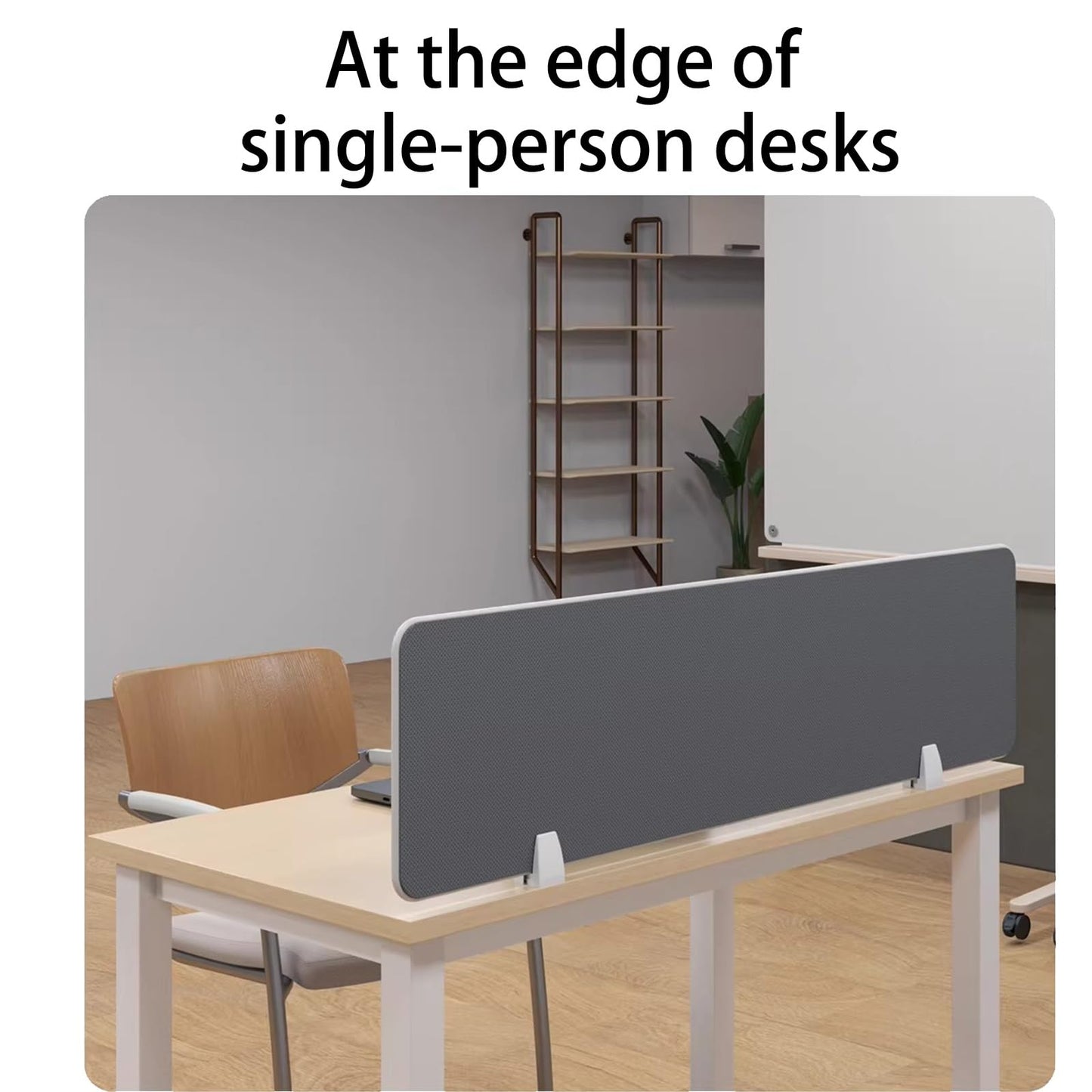 Privacy Desk Divider - Fabric Partition for Office & Studio, Windproof Design, Ideal for Workspaces, Enhance Focus & Productivity, Space-Saving Solution
