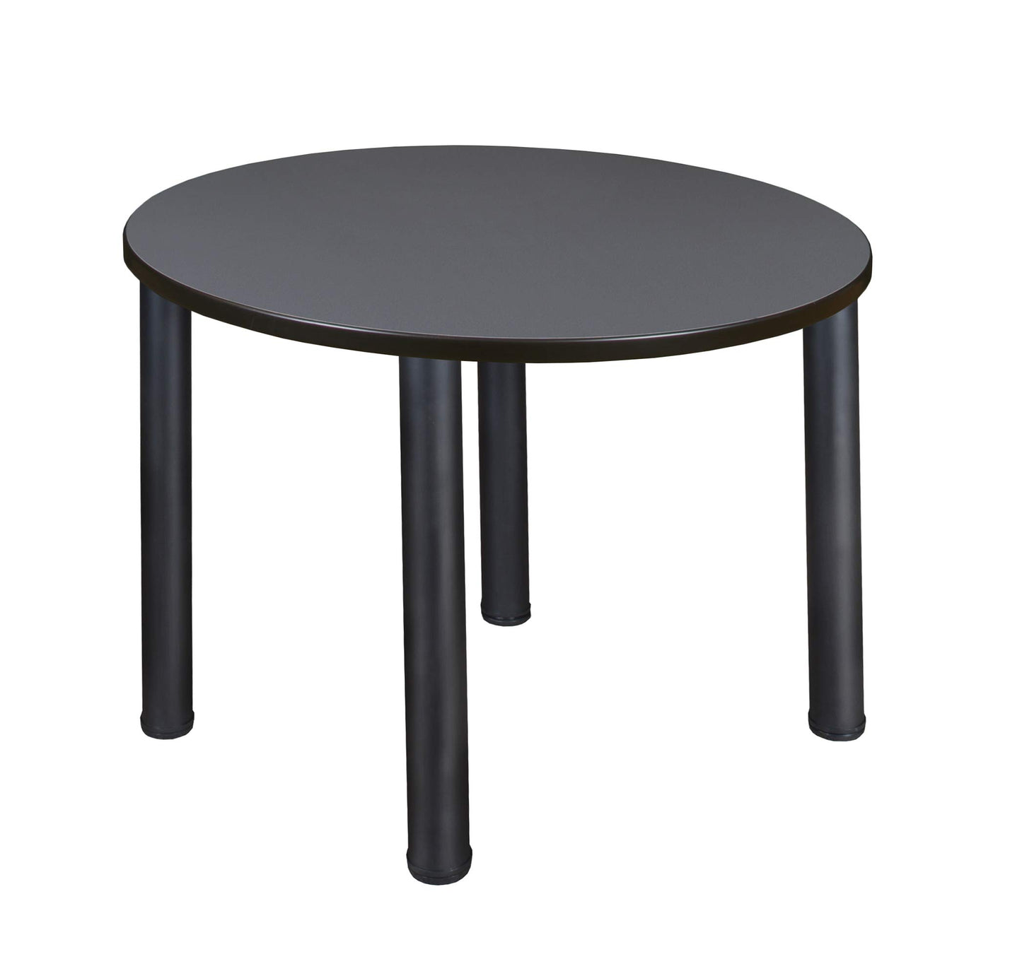 Romig Trek 36 in. Round Height Adjustable Classroom Activity Table- Grey