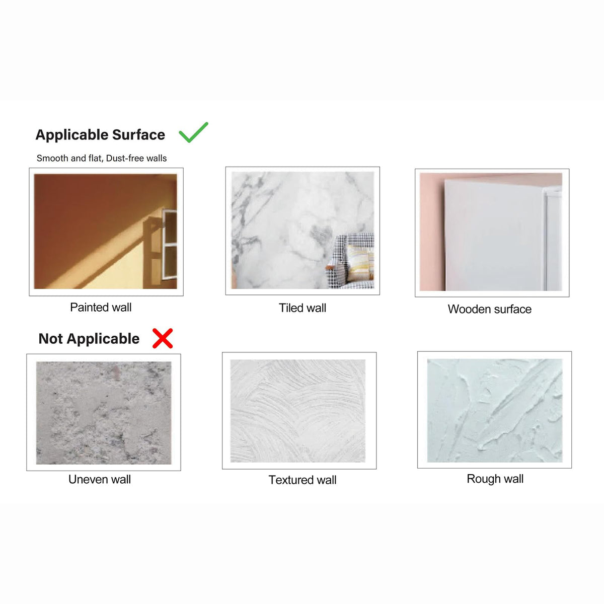 Thick Cork Board Tiles for Wall with Push Pins, Removable 36"x24"x0.47" Bulletin Board Sets, Magrowill 6 Packs Felt Panels Self-Adhesive Pin Board
