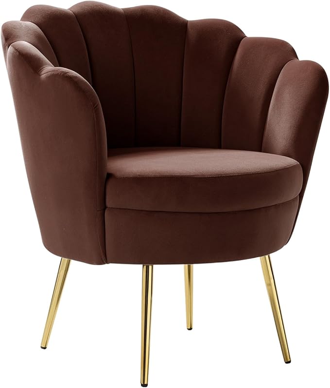 HULALA HOME Modern Velvet Accent Chair
