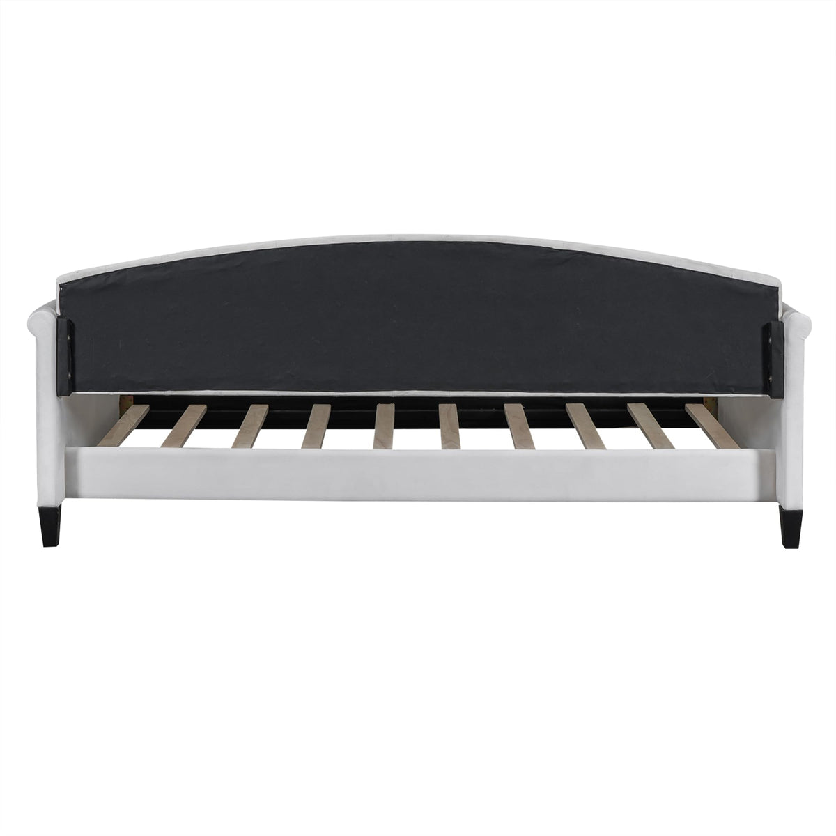 Merax Twin Size Modern Luxury Tufted Button Daybed, Upholstered Twin Daybed Frame, Sofa Bed for Bedroom, Living Room, Twin, Beige