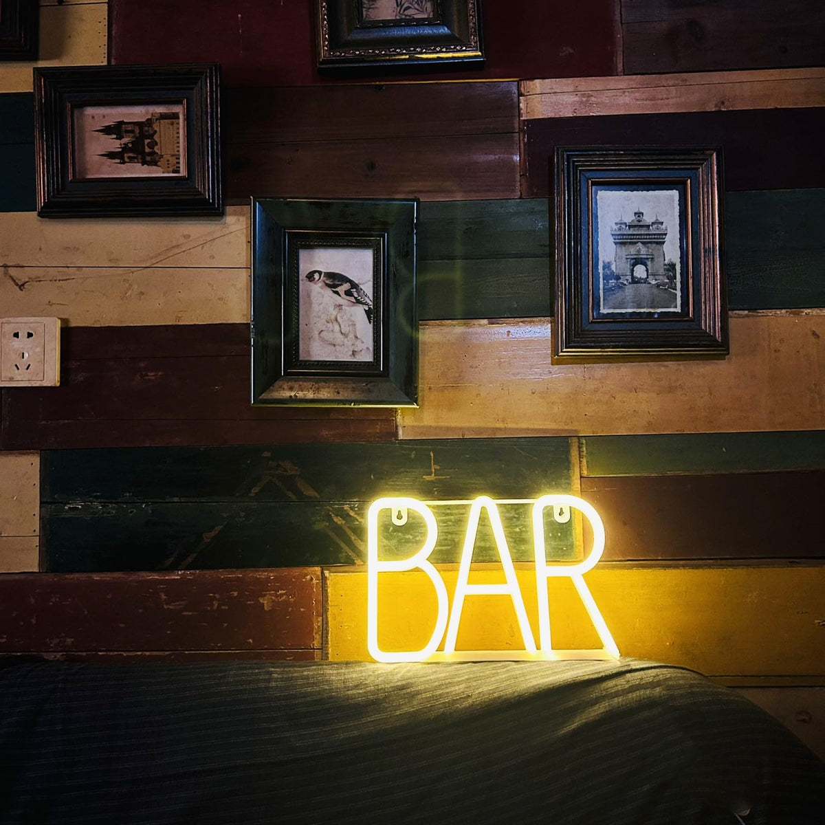UrsaMajor Neon Sign for Bar, Pub, Party Wall Decor - Led Signs for Home Bar, Business, Christmas Gifts (Warm White)