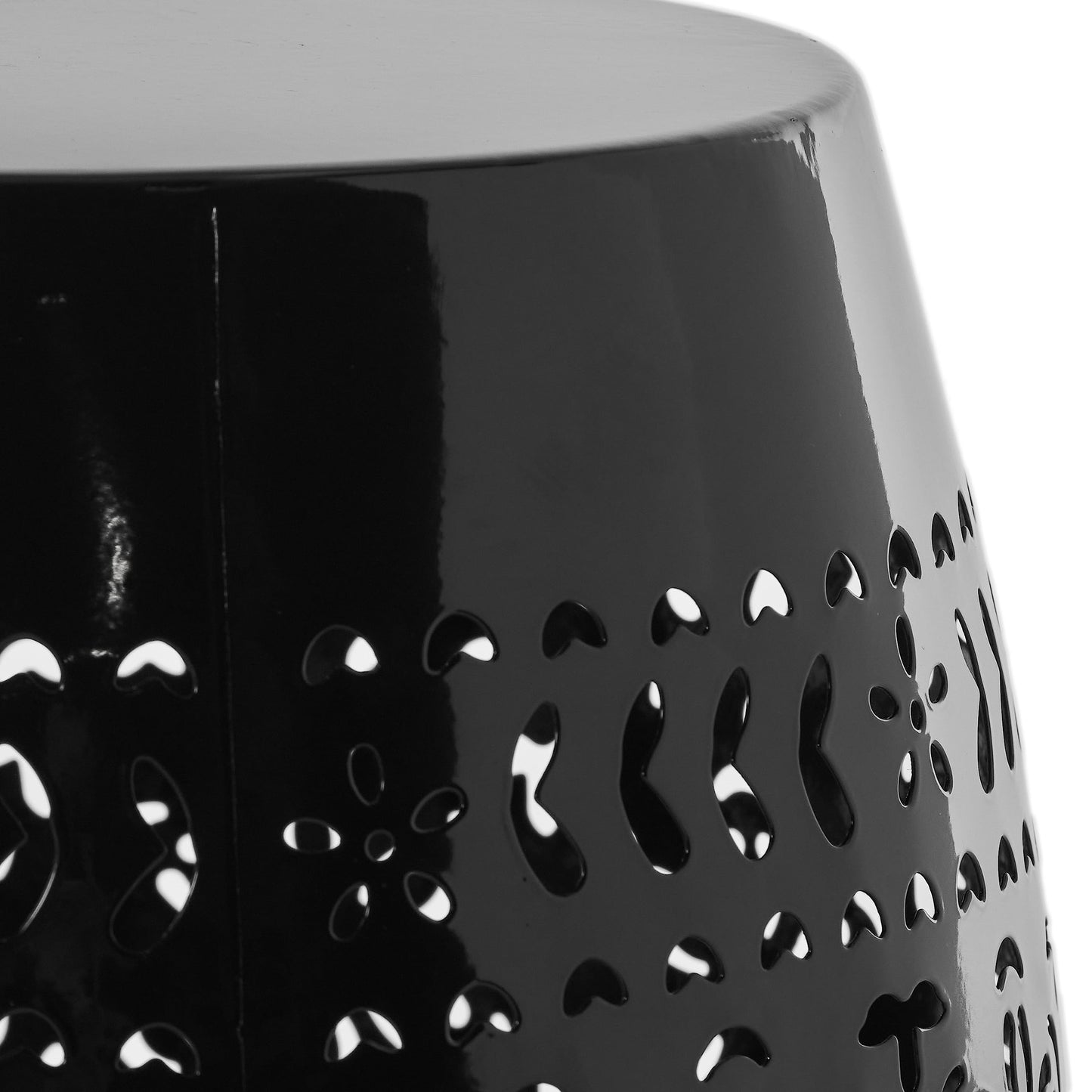 Christopher Knight Home Ruby Outdoor 12" Iron Side Table, Black