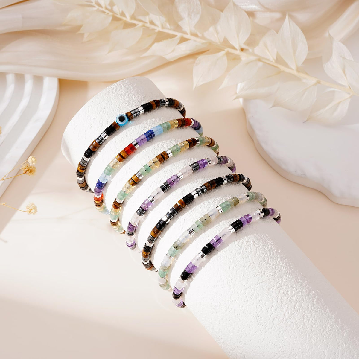 VULETO Coworker Retirement Bracelet for Women Gifts Graduation Her Crystals New Beginnings Best Friend Inspirational Farewell Leaving Housewarming Going Away Divorce Birthday Jewelry Natural Stones New Beginnings