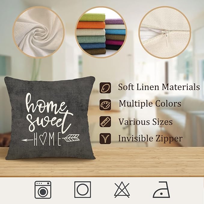 YCOLL Pillow Covers 18x18 Modern Sofa Throw Pillow Cover, Decorative Outdoor
