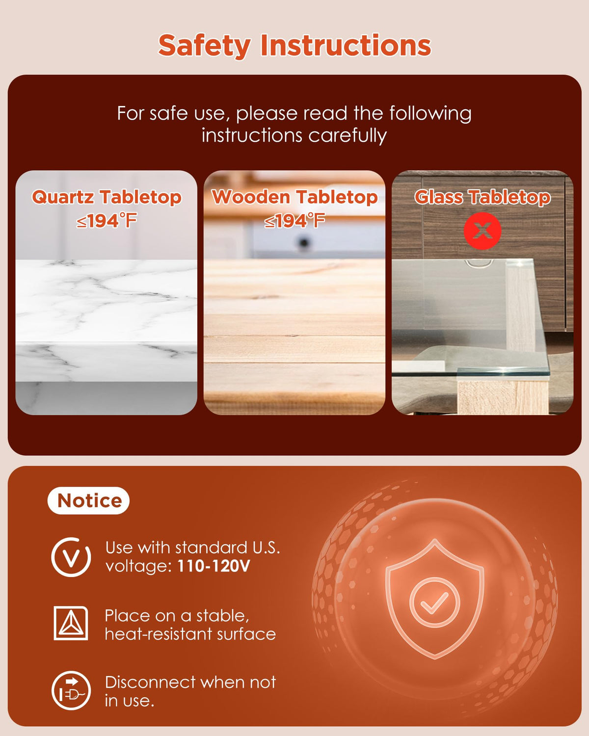 FEPPO Food Warming Mat, Upgrade High-tech Graphene Heating Film, Fast Full Surface Electric Warming Tray with 6 Level Adjustable Temperature and 6 Hours Timer, Roll Up Food Warmers for Parties Buffet