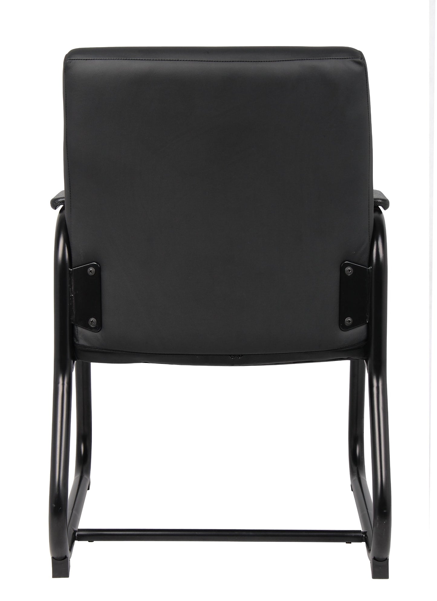 Boss Office Products Heavy Duty Caressoft Guest Chair in Black, 350 lbs. (B709)