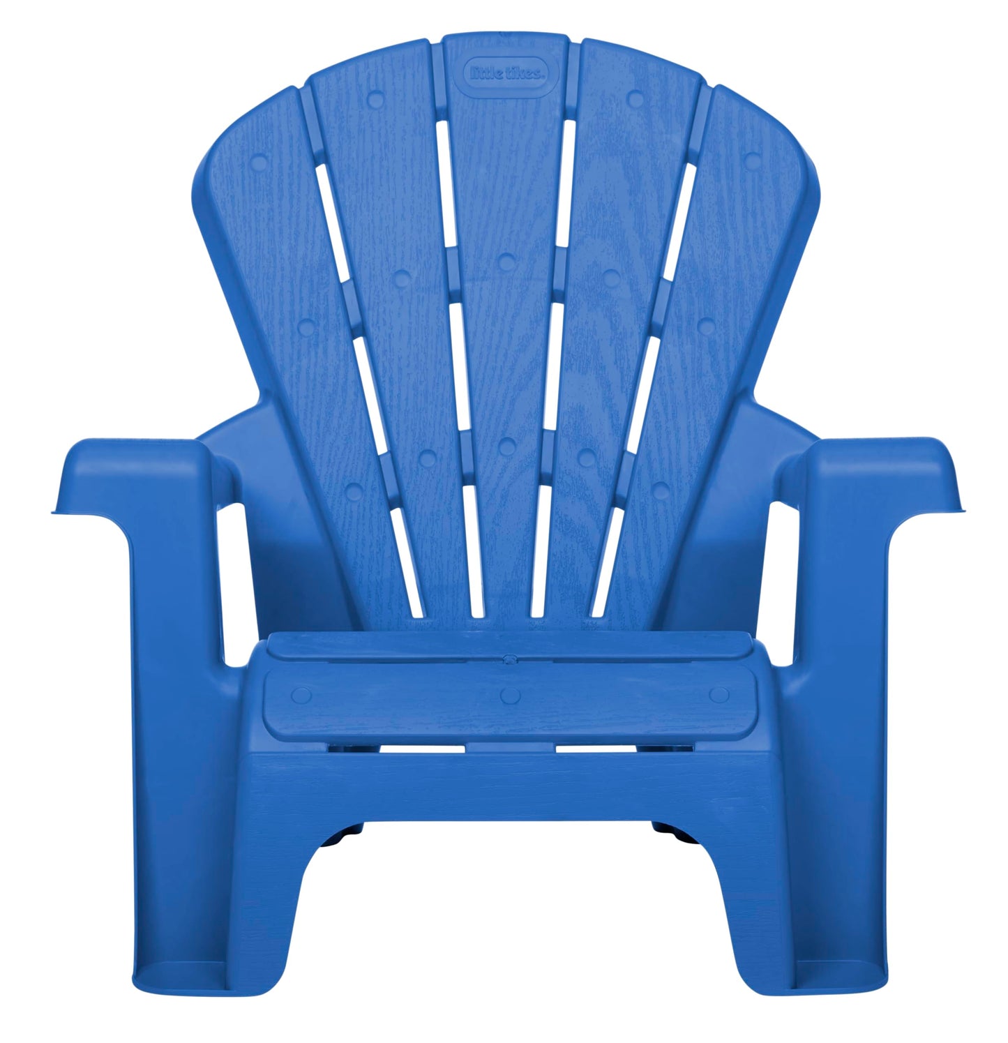 Little Tikes Kids Garden Chair 4 Pack in Blue, Outdoor Toddler Activity Adirondack Chairs for Picnic, Garden, Patio, Backyard & Beach, Outdoor Chair Set