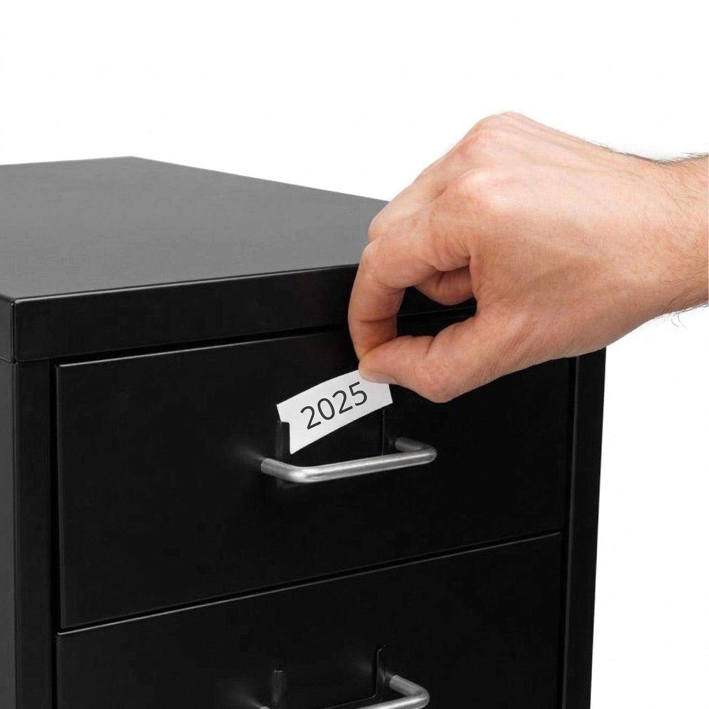 Relaxdays Lockable Metal Rolling Cabinet with 6 Drawers, 69x28x41 cm, Black