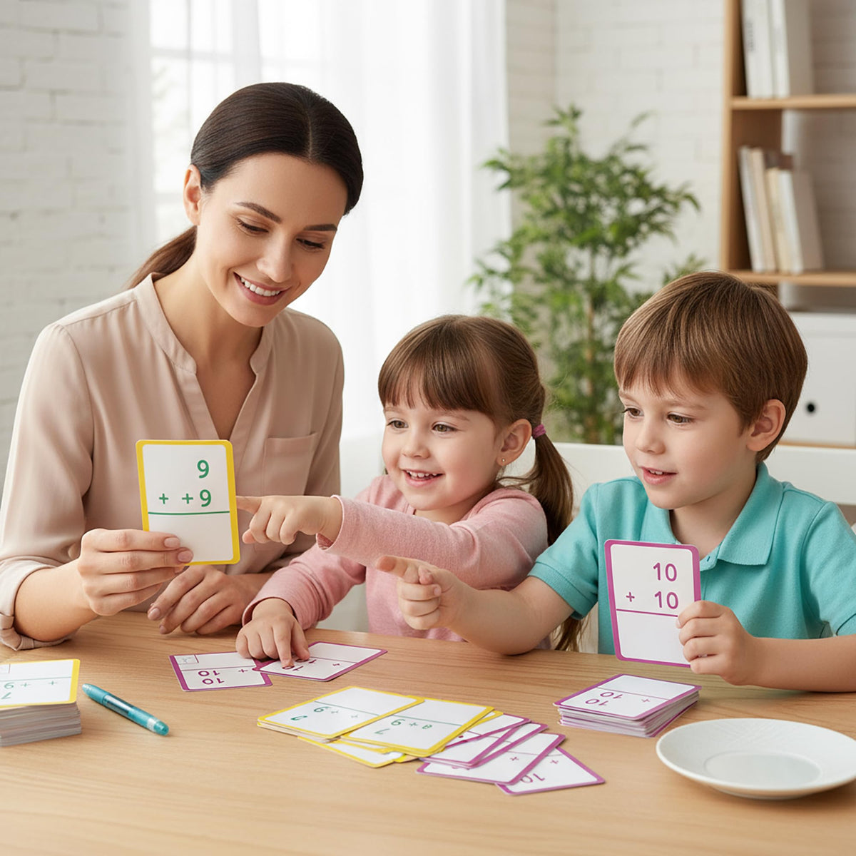 BAZIC Addition Flash Card, 36 Per Pack (532-36P)