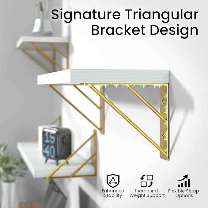 BAYKA Wall Shelves for Bedroom Decor, Floating Wall Shelf for Living Room