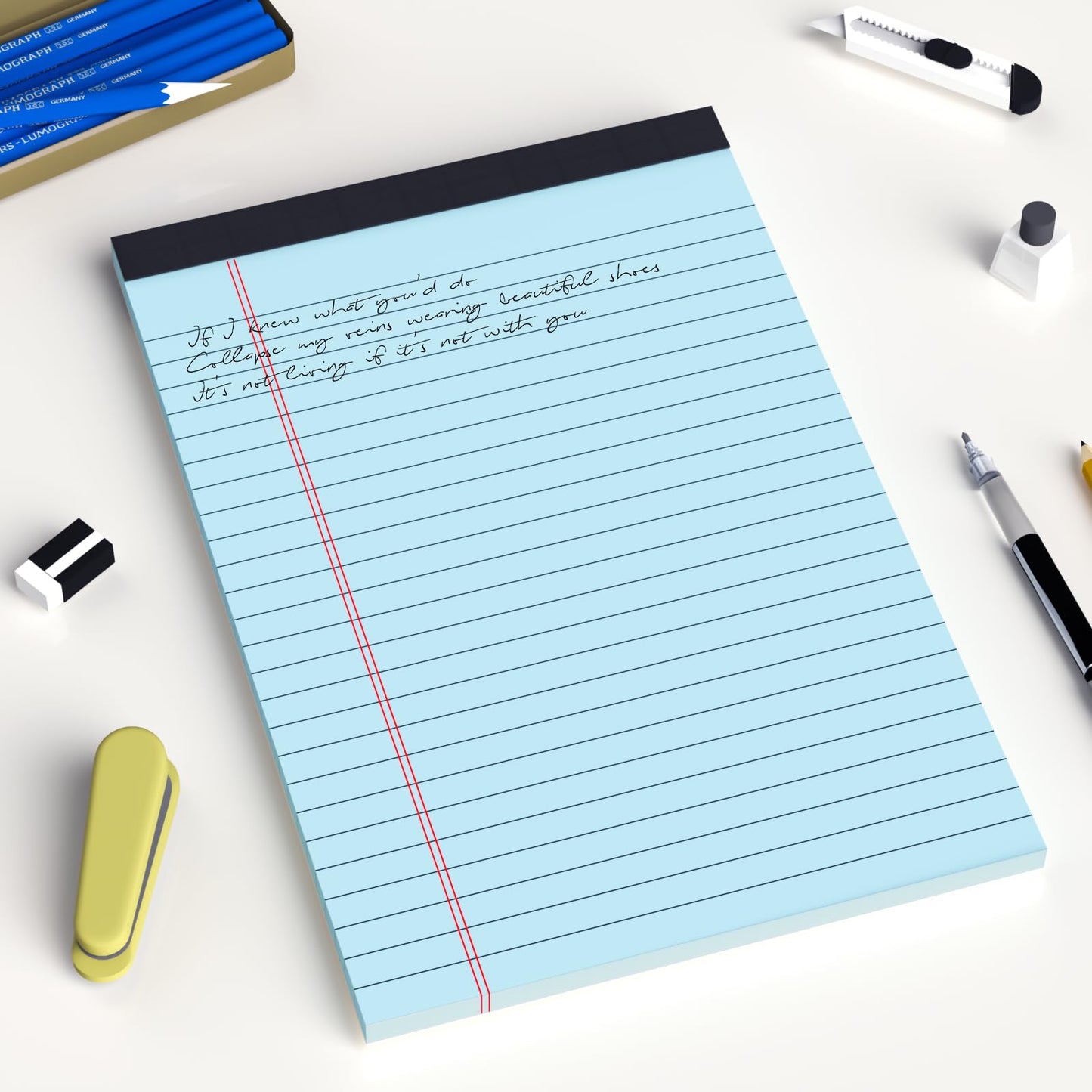 AILZFEI 5pcs Colored Note Pads 5x8 College Ruled Small Legal Pads Paper Notepads 5 Pack Study Back Writing Pads 5 x 8 Paper Pads Perforated Narrow Ruled Pads of Paper 30 Sheets/Pack