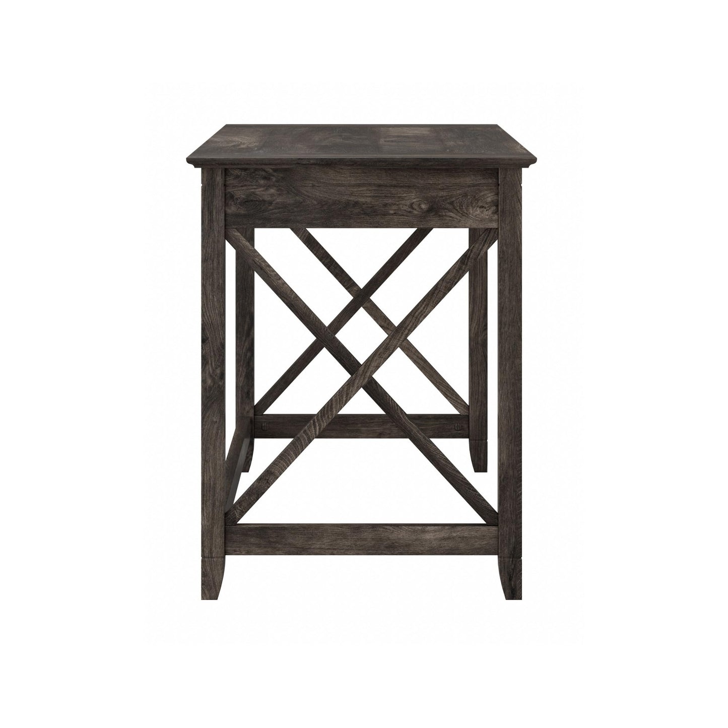 Bush Home Key West 48W Writing Desk in Dark Gray Hickory