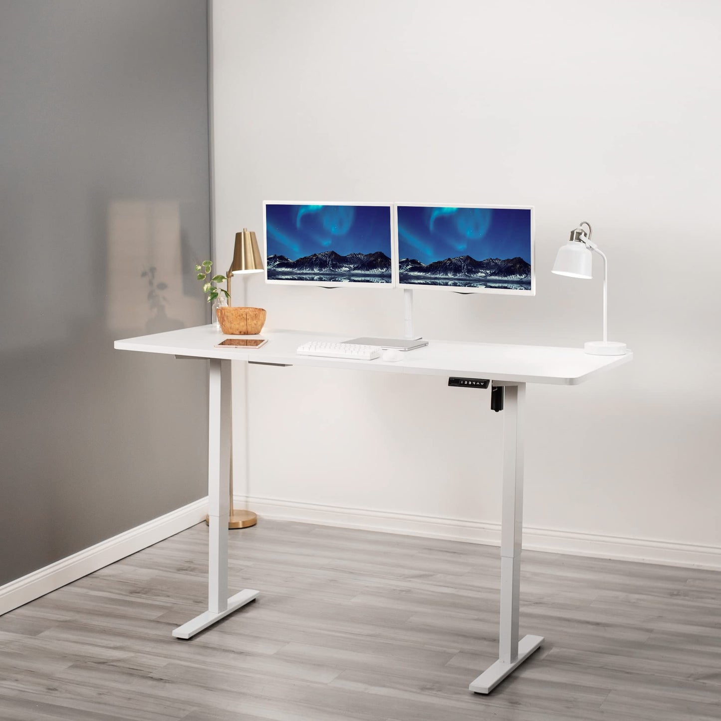 VIVO Universal 71 x 36 inch Table Top for Standard and Sit to Stand Height Adjustable Home and Office Desk Frames, White Extra-Wide Desktop, DESK-TOP72-36W