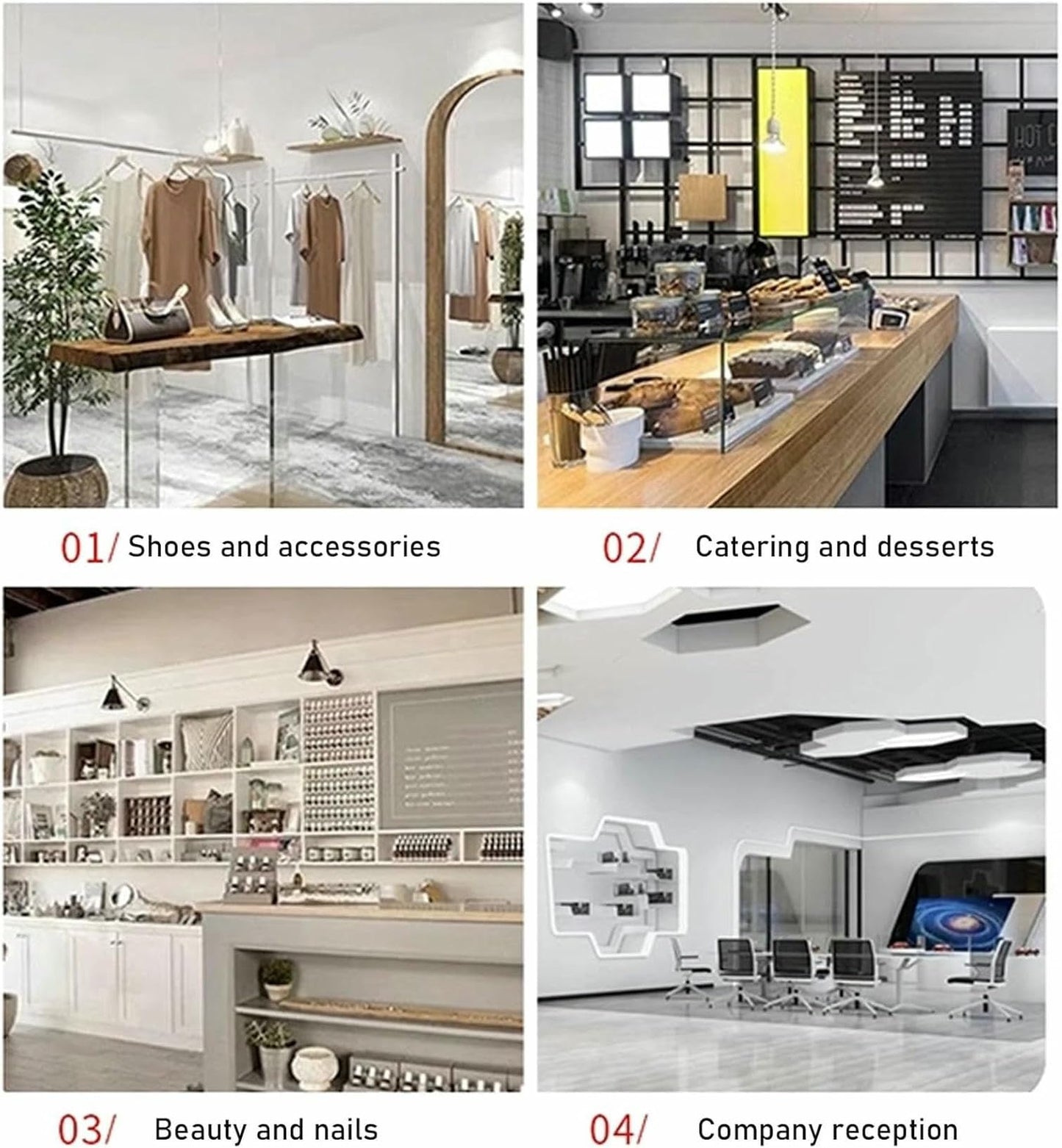 L-Shap Reception Counter, Front Modern Retail Checkout, Reception Counter Desk with Lockable Drawers, for Clothing Store, Company Retail Counter, Coffee Shop