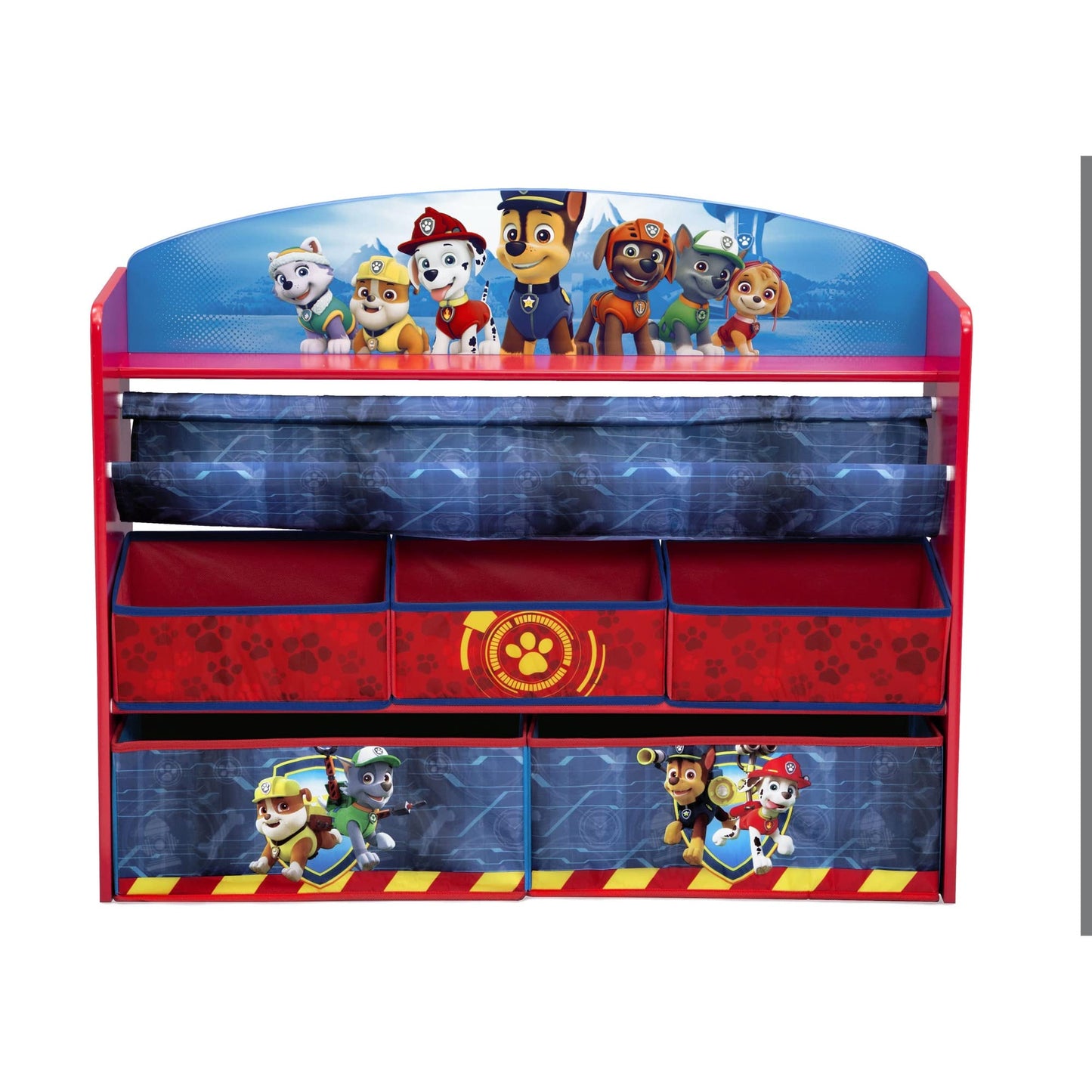 Delta Children Deluxe Book & Toy Organizer, Nick Jr. PAW Patrol