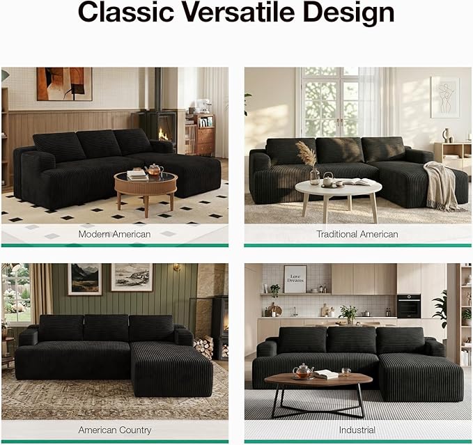 Novilla L-Shape Sectional Couches