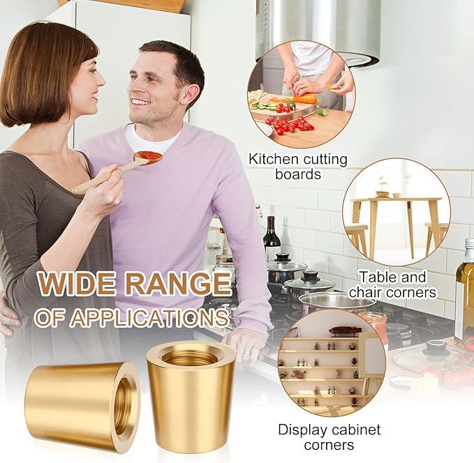 Brass Cutting Board Feet,Chopping Board Feet Set