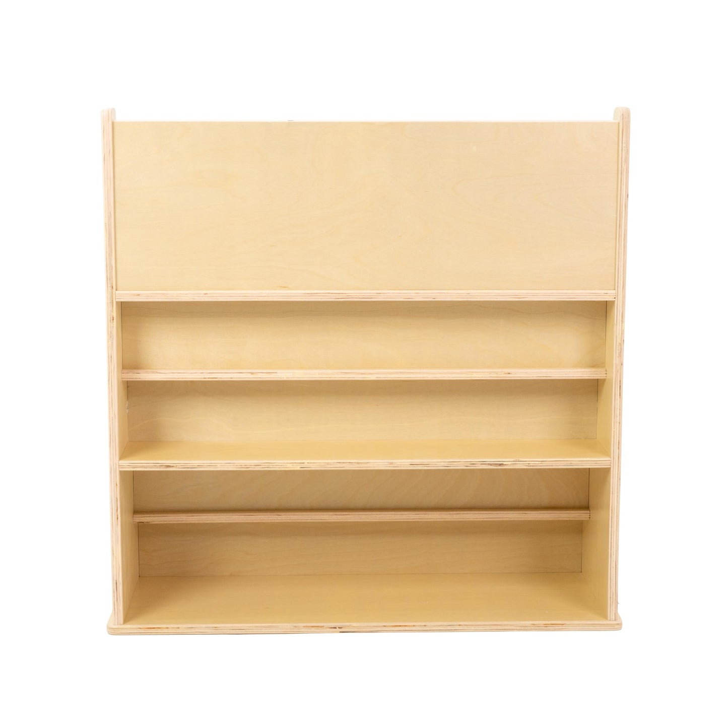 Factory Direct Partners Birch Book Display Stand, 5-Shelf Storage for Kid's Books and Magazines, Children's Furniture for Bedroom, Playroom, Daycare, Preschool or Classroom - Natural, 13132-NT