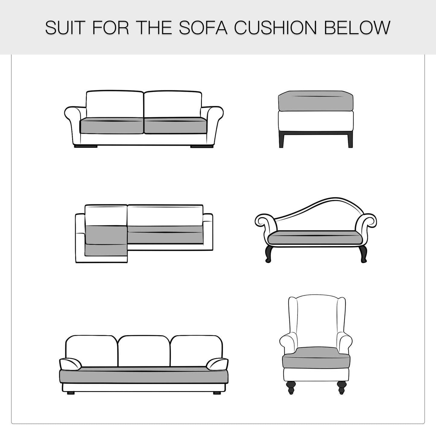 Yates Home PU Leather Couch Sofa Cushion Slipcover Water-Proof Elastic Chair RV Seat Covers Loveseat Sofa Furniture Protector Slip Cover for Settee Seater Replacement Living Room(3 Pieces, Chocolate)