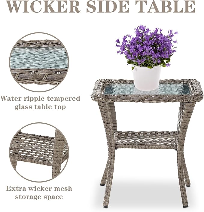 Belord Wicker Outdoor Furniture Set