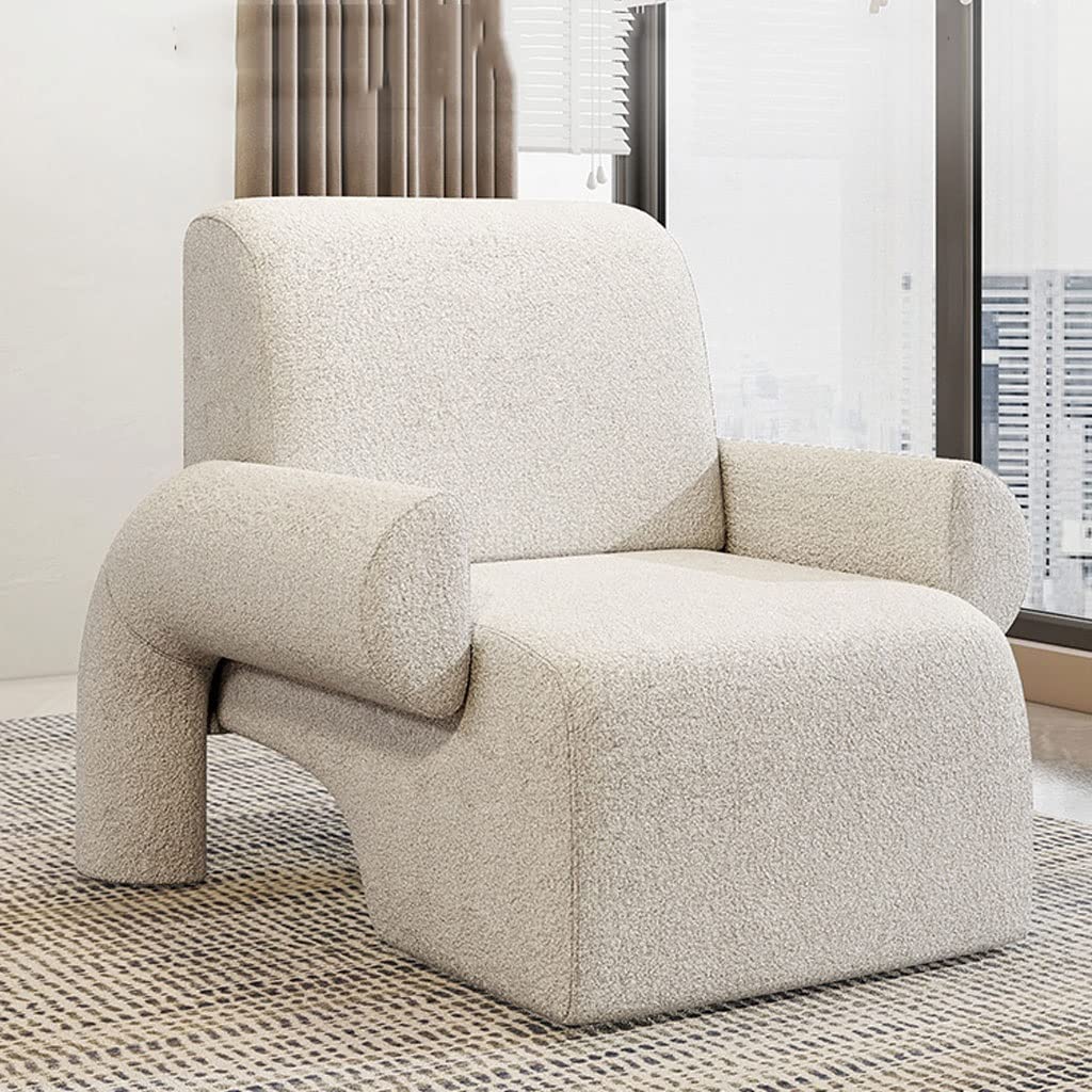 Sofas and Layers Mid-Century Modern Sofa Chair Hotel Reception Sofa Chair, Living Room Single Sofa Chair with Arms Indoor Lounge Chair for Living Room Corner Chair Bedroom Living Room Office (Colour