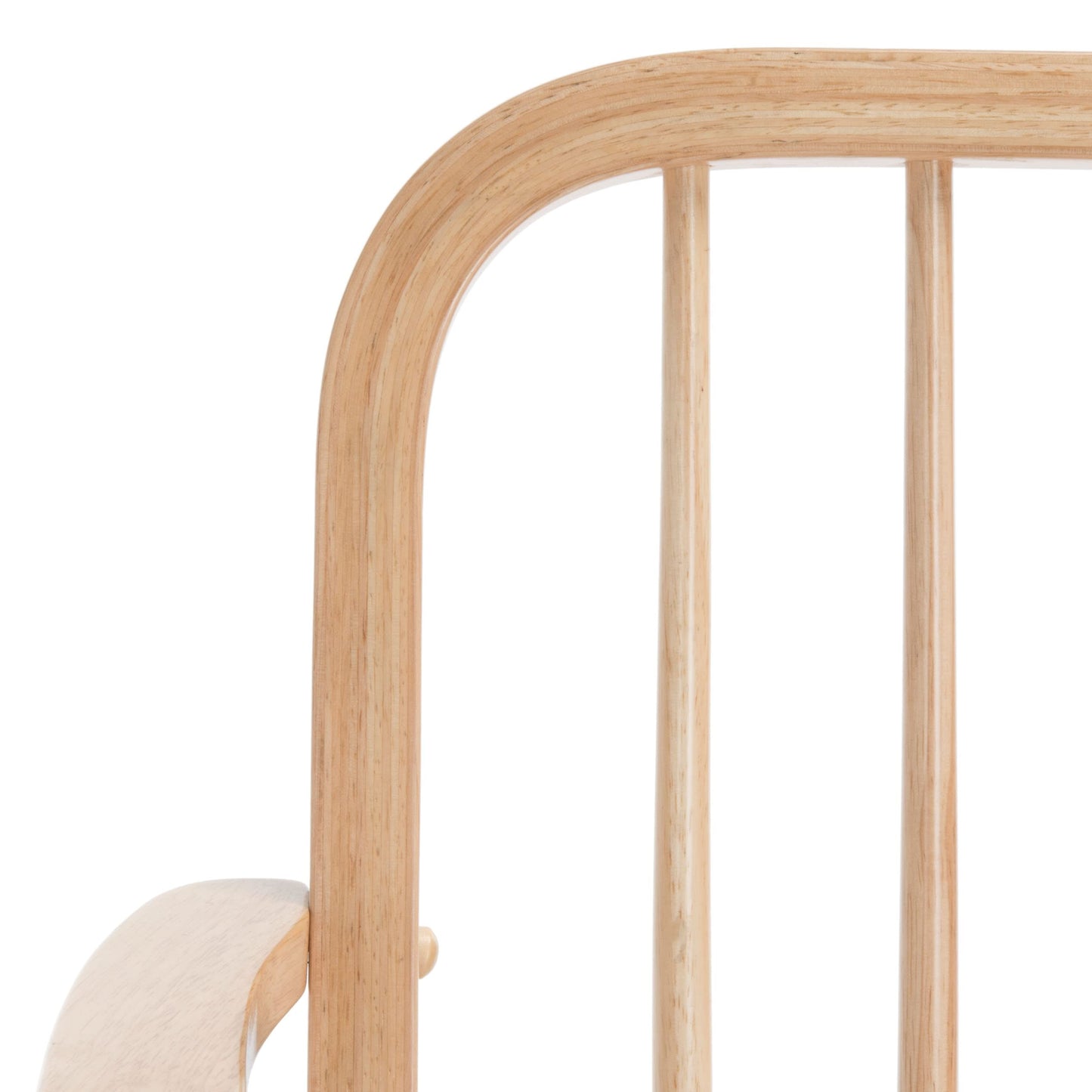 SAFAVIEH Home Collection – Lucilia Spindle Bench, Natural Solid Wood Entryway or Dining Bench, Windsor Style Seating (BCH8501A)