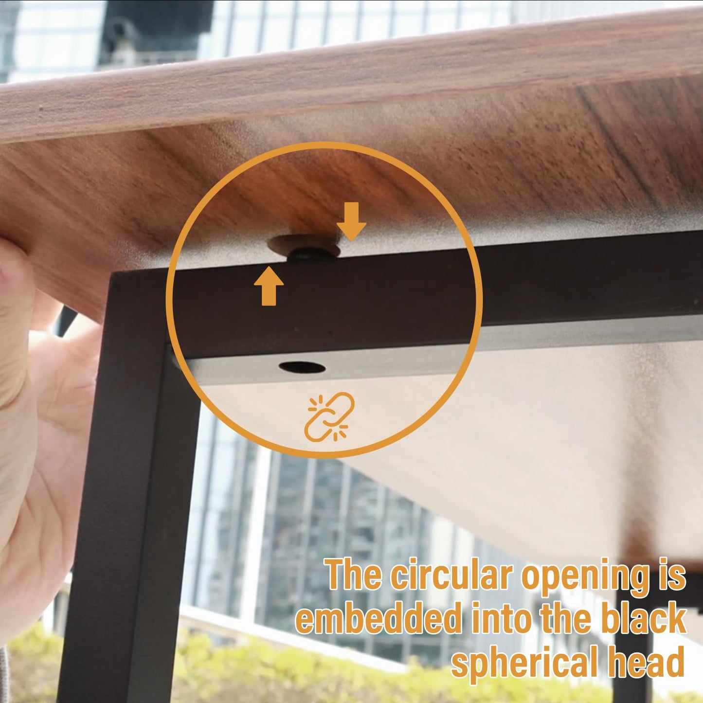Funecy Folding Desk with Storage Shelf, Writing Office Computer Desk, 42.5 Inch Multi-Purpose Folding Dining Table, Mobile Table with Wheels (Brown)