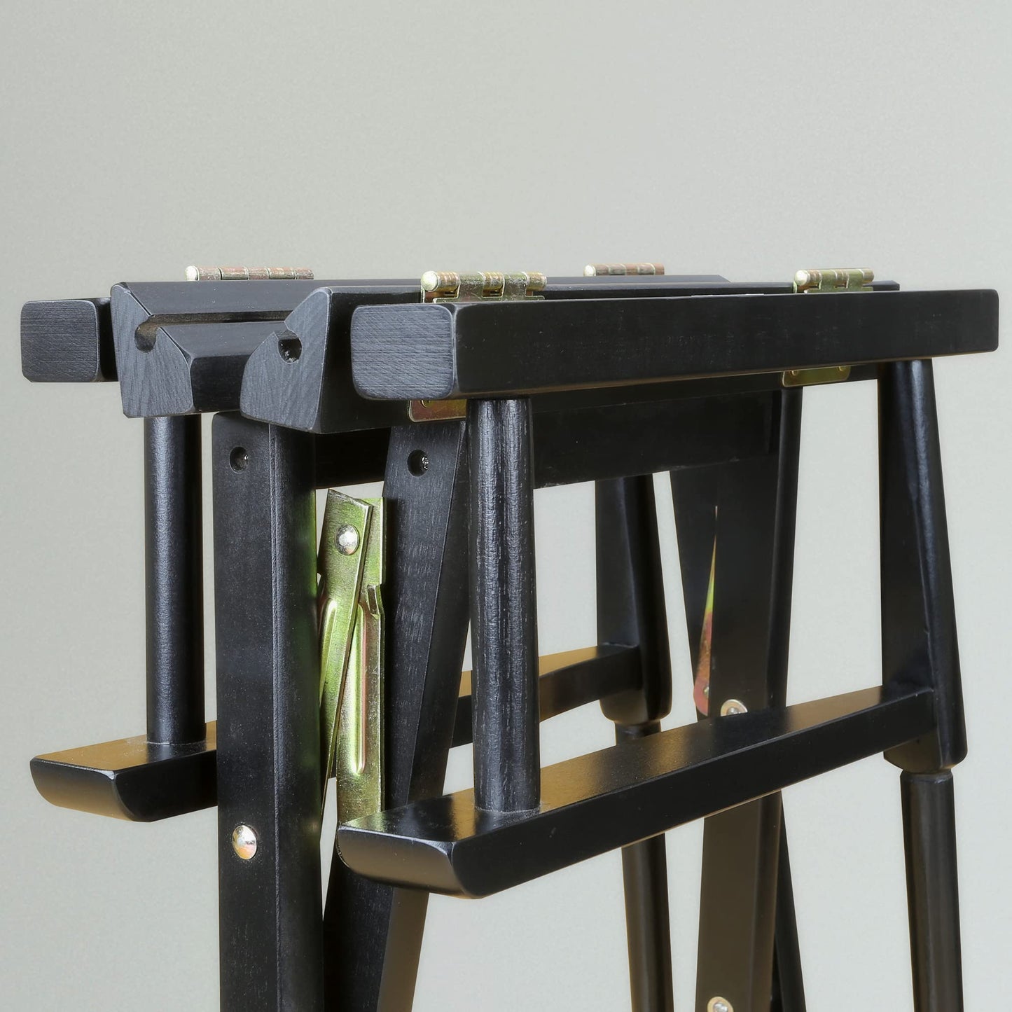 18" Director's Chair Black Frame-Brown Canvas