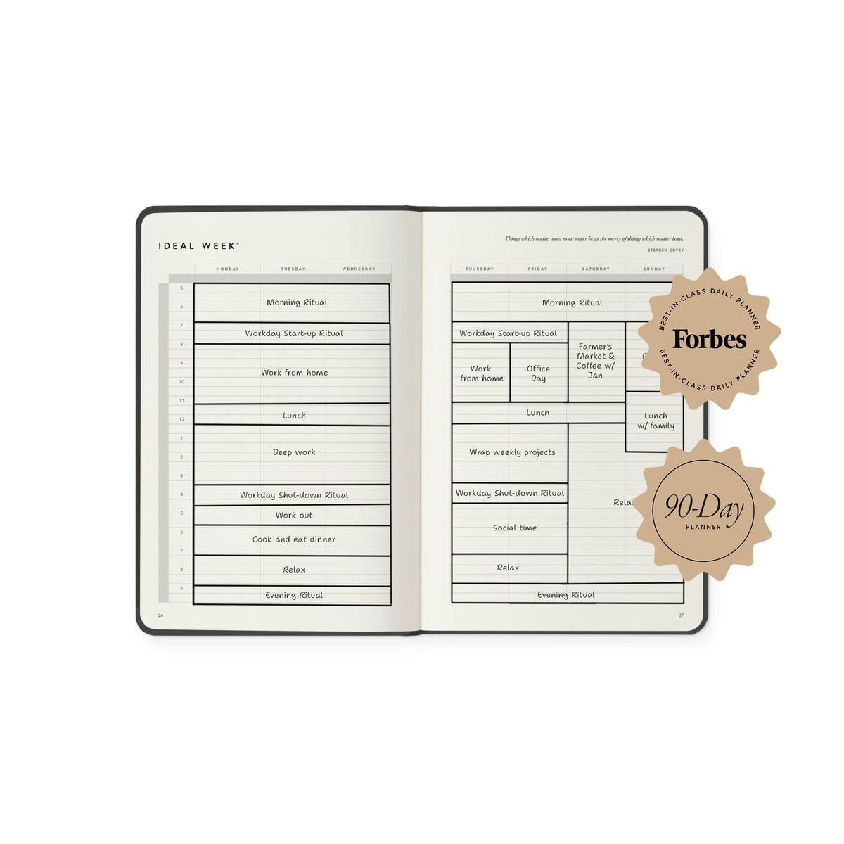 Full Focus Finch Linen Planner by Michael Hyatt - The #1 Daily Planner to Set Annual Goals, Increase Focus, Eliminate Overwhelm, and Achieve Your Biggest Goals - Hardcover