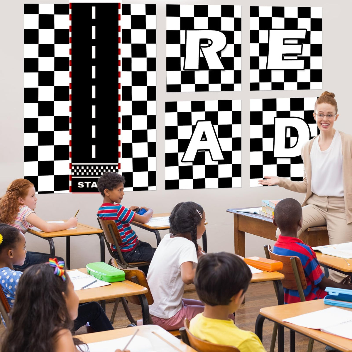 Black White Checkered Bulletin Board Paper Roll Black Plaid Bulletin Board Background Paper Back to School Classroom Decoration Poster for Art Craft DIY Home Office Classroom Supplies 17.7in x 20ft