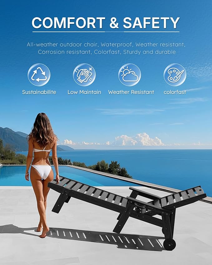 Patio Chaise Lounge Chair Outdoor