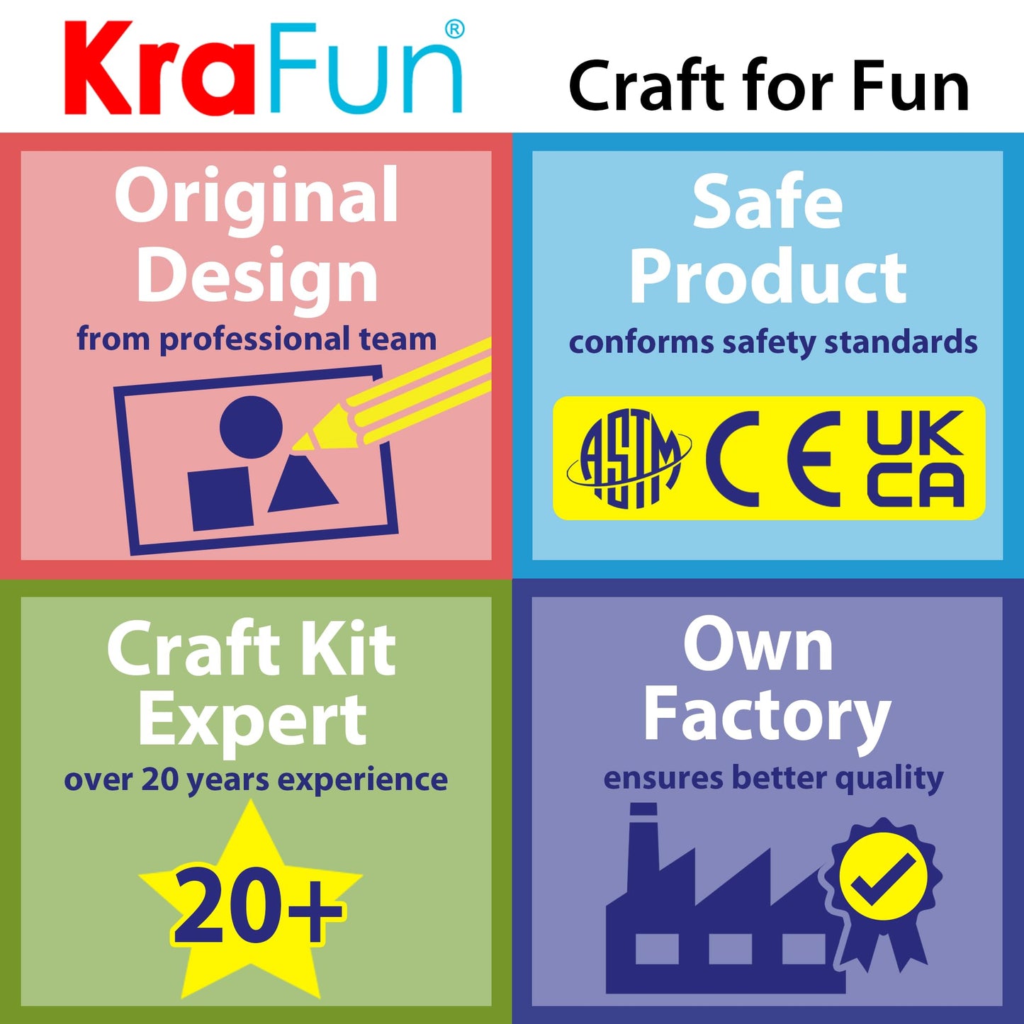 KRAFUN Mermaid Sea Animals Beginner Sewing Kit for Kids Art & Craft kit, Includes 7 Soft Plush Dolls, Instructions & Felt Materials for Learn to Sew, Embroidery Skills, Gift for Girls Educational