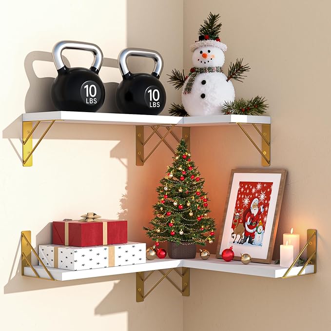 BAYKA Wall Shelves for Bedroom Decor, Floating Wall Shelf for Living Room