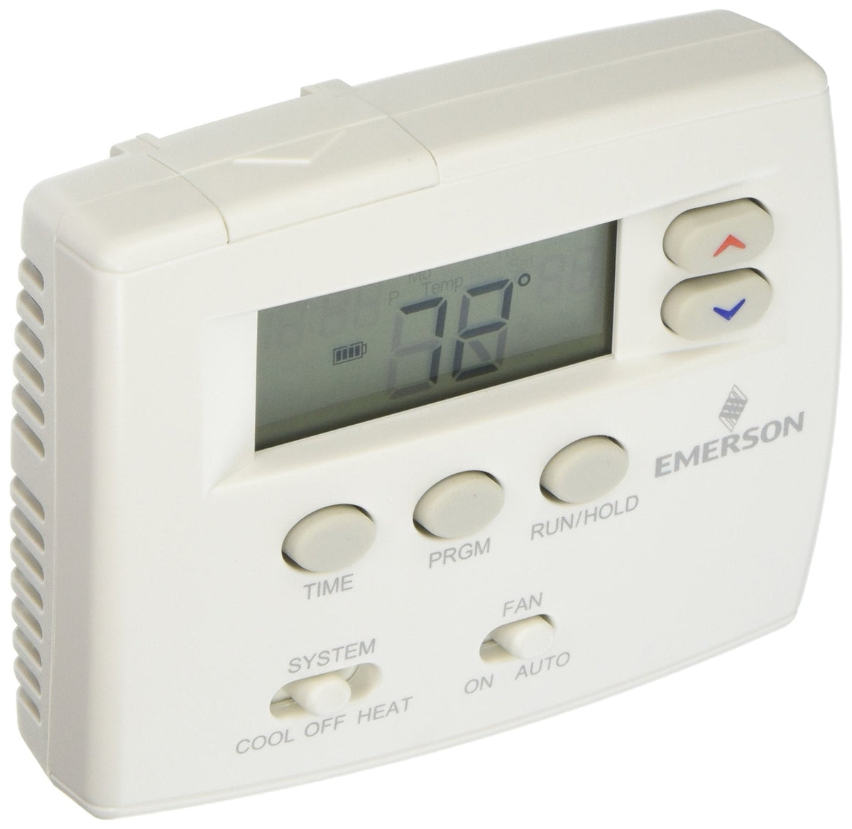 White-Rodgers Emerson 1F80-0224 Single Stage 24 Hour Programmable Thermostat,Blue
