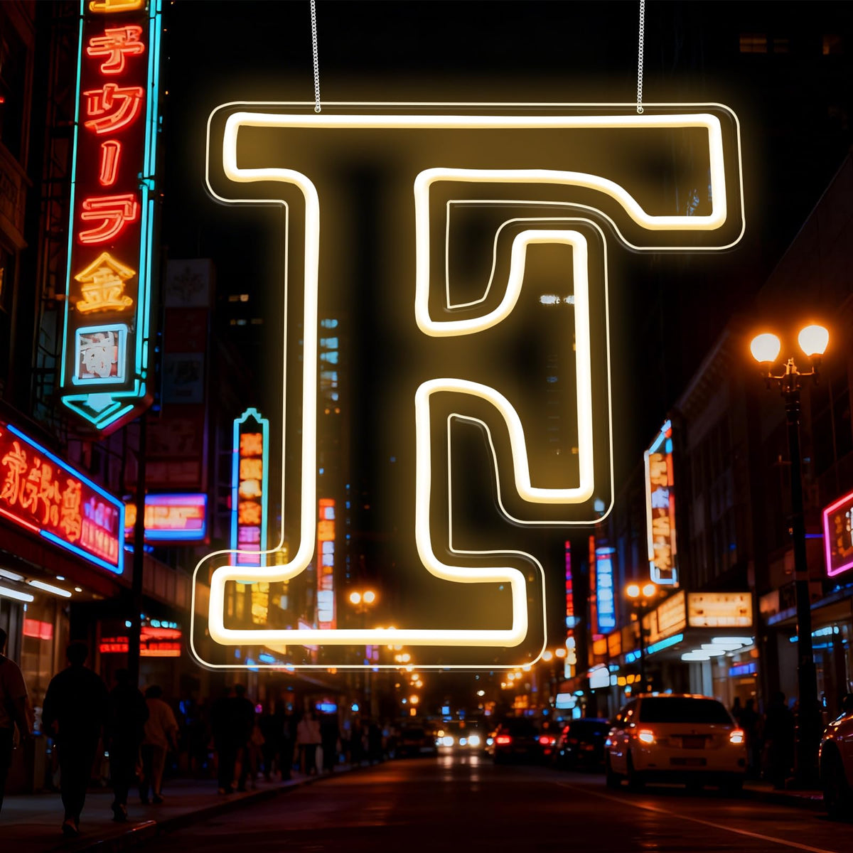RumonZS Light Up Letters F LED Letters Lights Neon Sign 26 Alphabet 11.4"Decorative Lighted Alphabet for Wedding Party Birthday Bar Christmas Home Decor Letter Lights (Warm White)