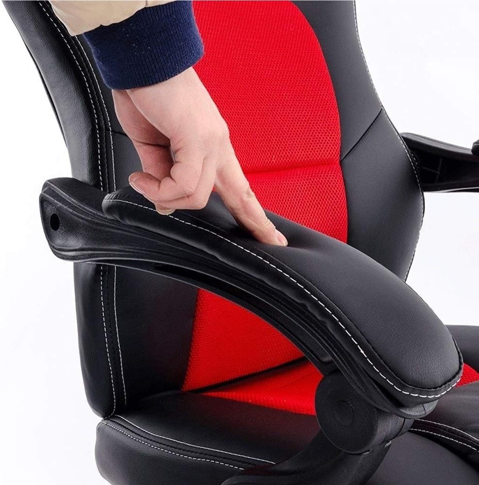 Ergonomic Office Chair with Adjustable Arms and Swivel, Heavy Duty Revolving Desk Chair for Computer, Visitor, Gaming, and Office Use(A)
