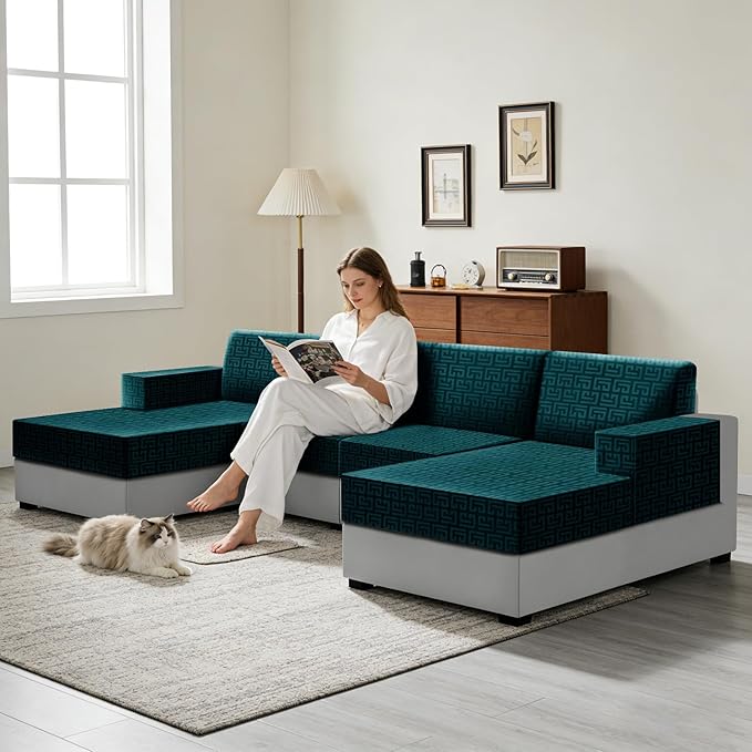 UNBBRRL Stretch Couch Backrest Cushion Cover