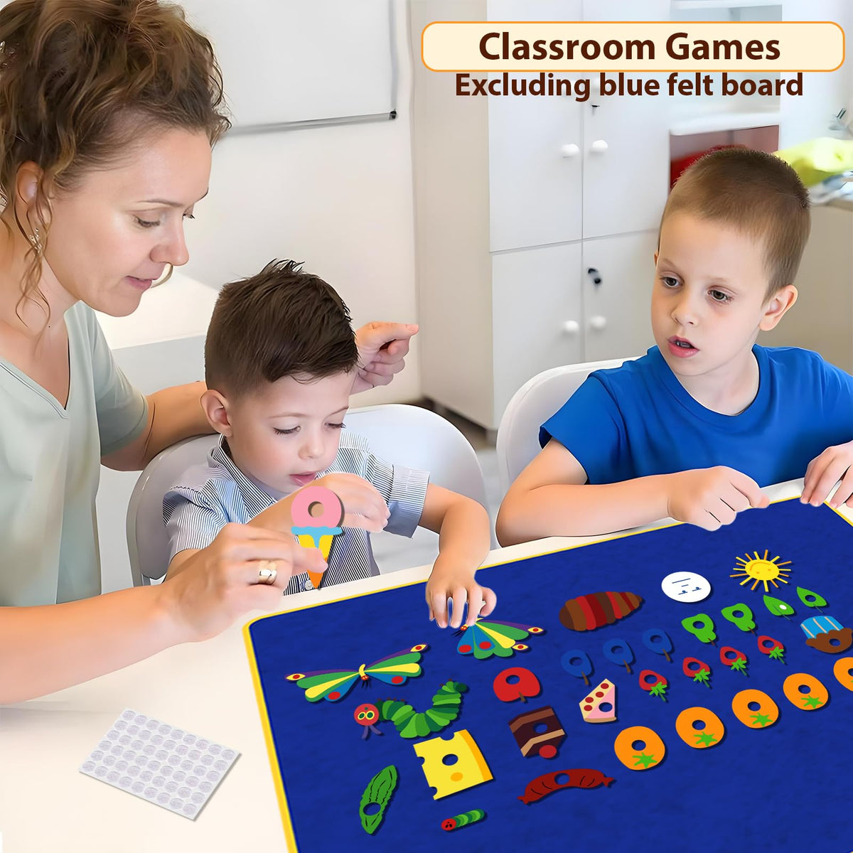 Ai fsem Very Hungry Caterpillar Felt Board Story Sets Preschool Learning Activities Toddler Storytelling Interactive Toys Flannel Board Felt Toys