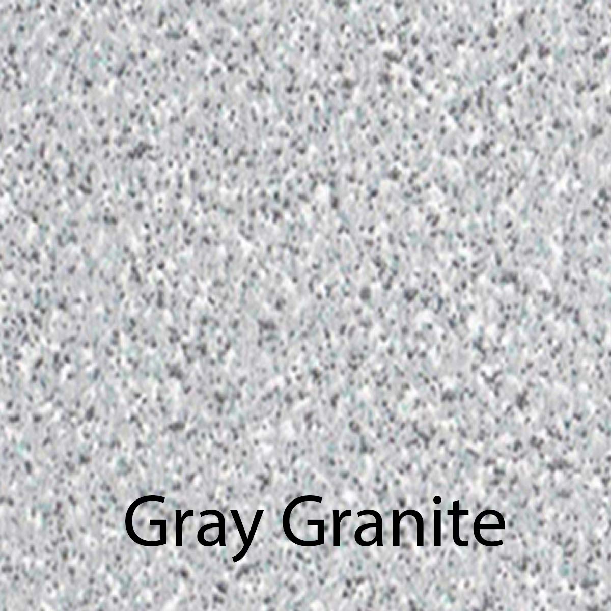 Correll LR3048-15 Office and Library 29" High , 1 1/4" Thick High-Pressure Laminate Top, 2" Round Steel Legs, 30" x 48", Gray Granite Top with Black Frame