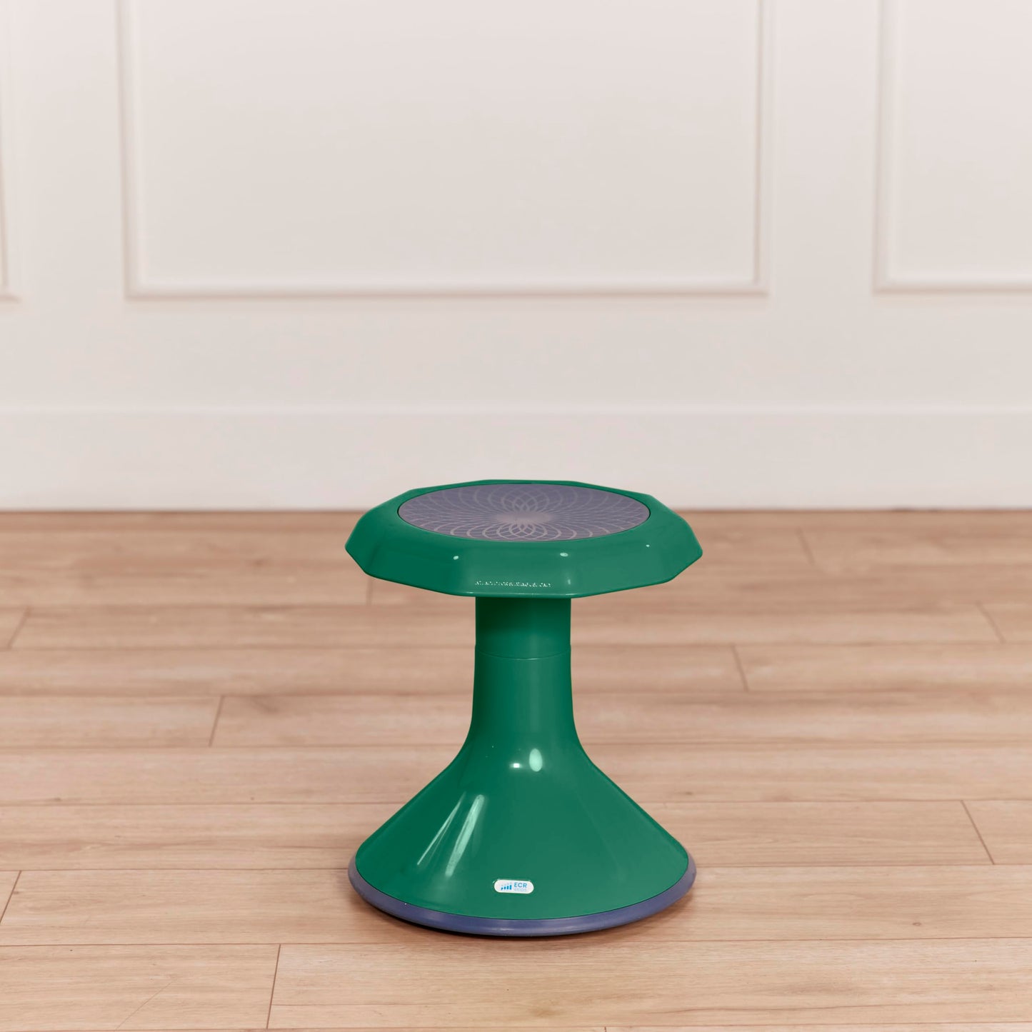 ECR4Kids ACE Active Core Engagement Wobble Stool, 15-Inch Seat Height, Flexible Seating, Green