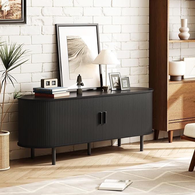 ONBRILL 55" TV Stand with Power Outlet