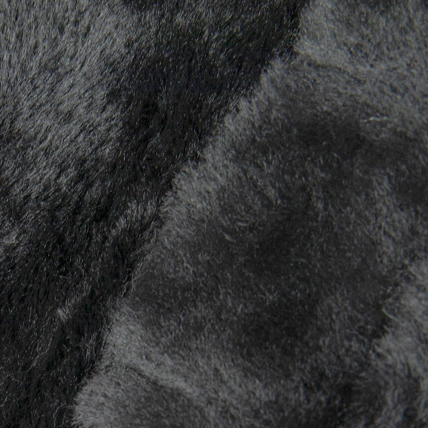 Flash Furniture Dillon Small Black Furry Bean Bag Chair for Kids and Teens