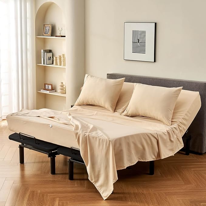 Kingnex 28-30 Split Top King Sheets Set