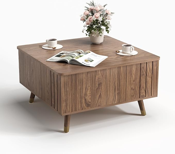 SULIVES Lift Top Coffee Table