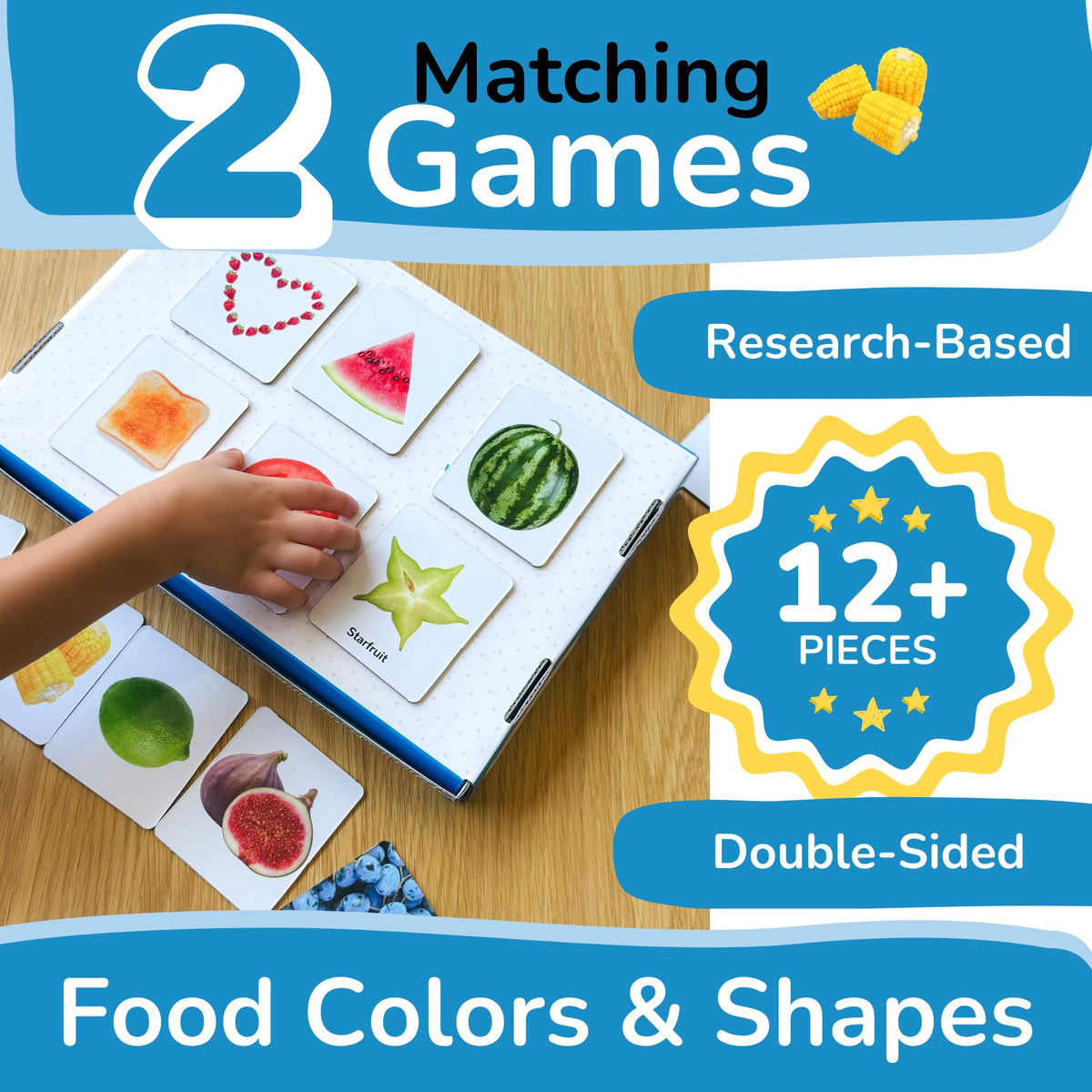 TOYVENTIVE Preschool Activity Set for Girls – Educational Toddler Toys with Flashcards, Matching Games and Montessori Activity Cards for Visual Recognition and Play-Based Exploration – Ages 1–3